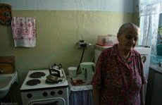 Бабушка в селе Томское